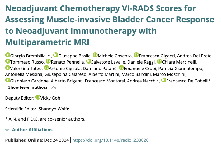 VI-RADS Scores for Muscle-Invasive Bladder Cancer